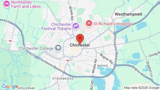 Apartments for rent i Chichester - West Sussex - kort over placeringen