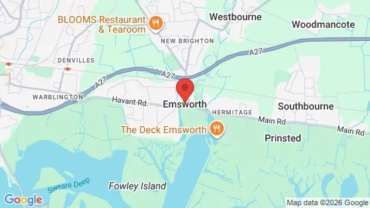 Houses for rent i Emsworth - Hampshire - kort over placeringen