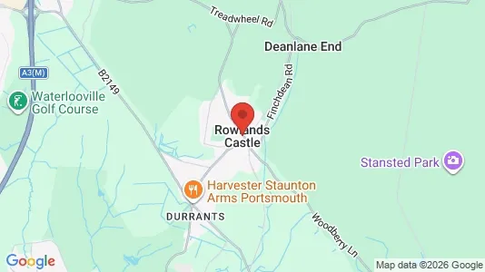 Apartments for rent i Havant/Rowlands Castle - Hampshire - kort over placeringen
