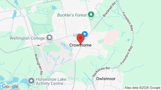 Apartments for rent i Crowthorne - Berkshire - kort over placeringen
