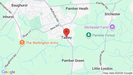 Apartments for rent i Tadley - Hampshire - kort over placeringen