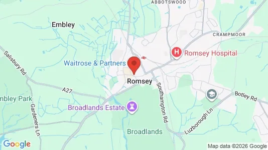 Apartments for rent i Romsey - Hampshire - kort over placeringen