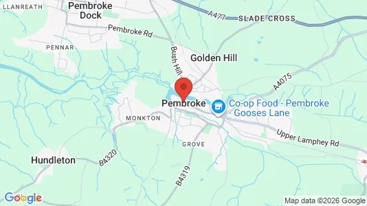 Apartments for rent i Pembroke - Dyfed - kort over placeringen