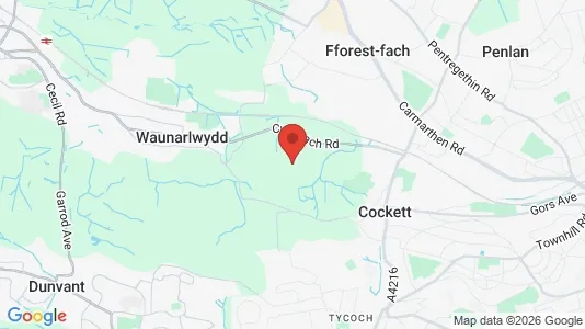 Rooms for rent i Swansea - West Glamorgan - kort over placeringen