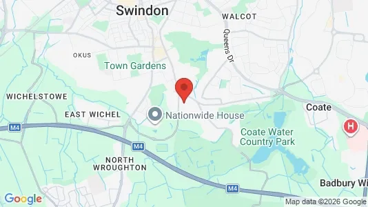 Apartments for rent i Swindon - Wiltshire - kort over placeringen