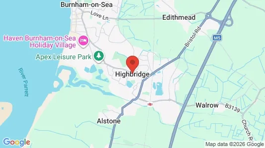 Houses for rent i Highbridge - Somerset - kort over placeringen