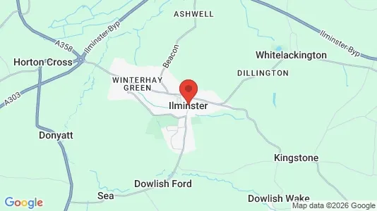 Houses for rent i Ilminster - Somerset - kort over placeringen