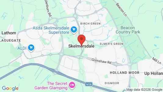 Houses for rent i Skelmersdale - Lancashire - kort over placeringen