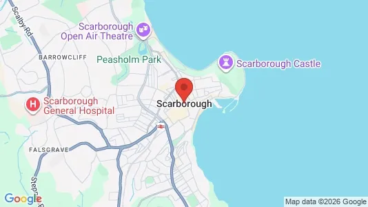 Apartments for rent i Scarborough - North Yorkshire - kort over placeringen